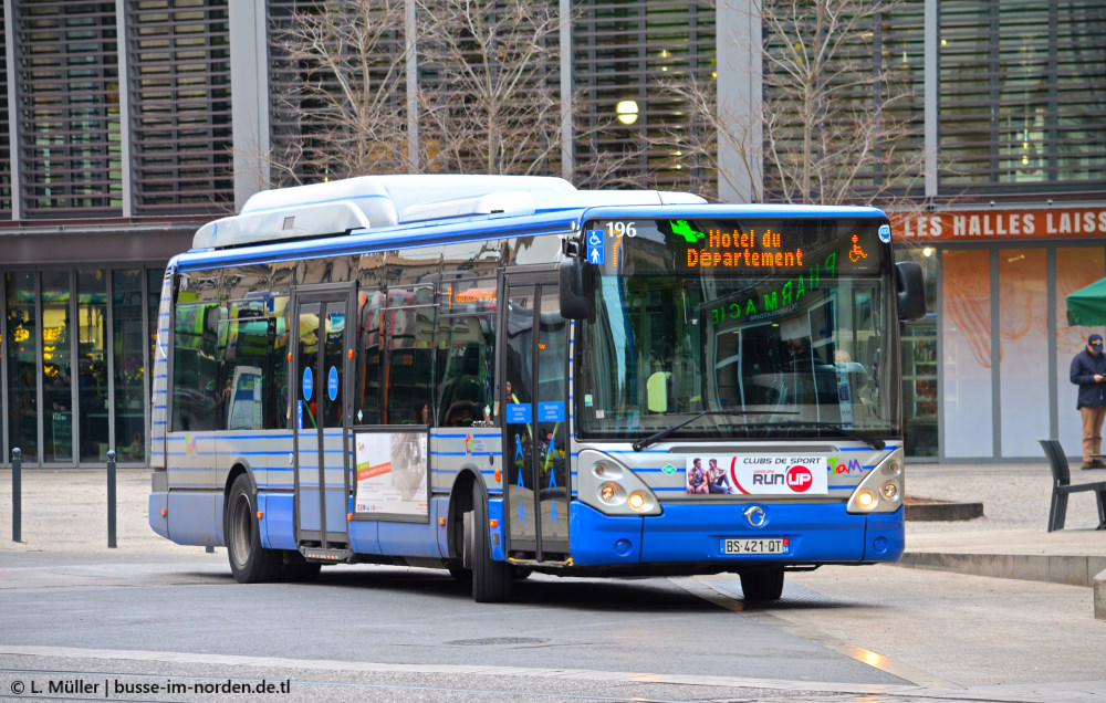 Франция, Irisbus Citelis 12M CNG № 196