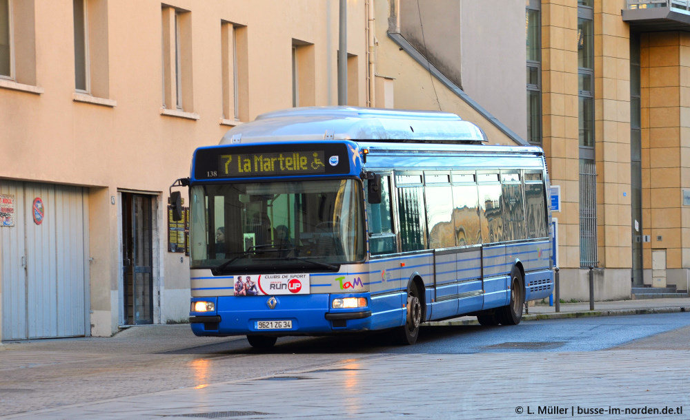 Франция, Renault Agora S CNG № 138