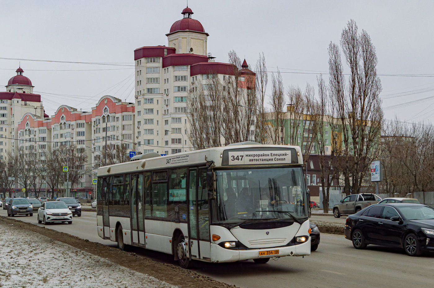 Липецкая область, Scania OmniLink I (Скания-Питер) № АН 354 48