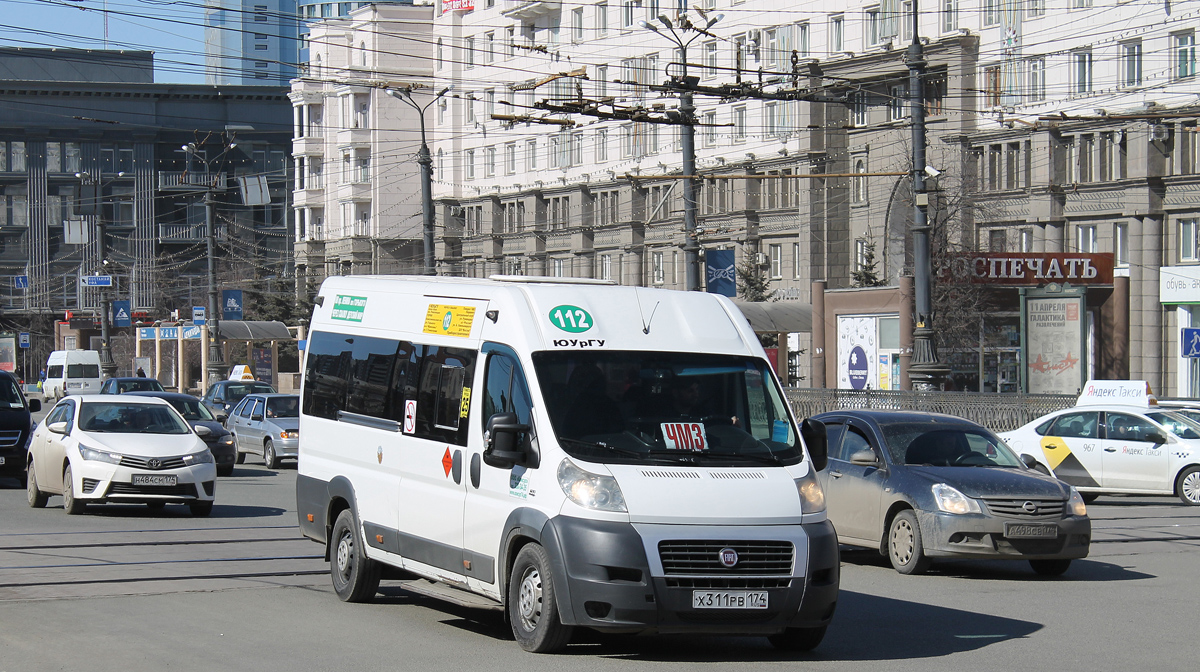 Челябинская область, Нижегородец-FST613 (FIAT Ducato) № Х 311 РВ 174