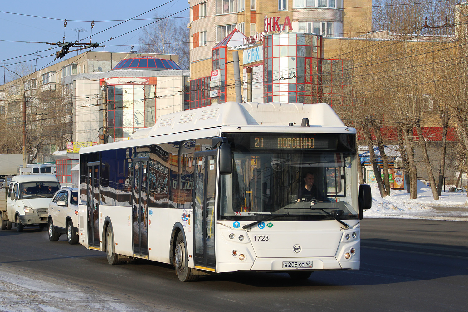 Kirov region, LiAZ-5292.67 (CNG) # В 208 ХО 43