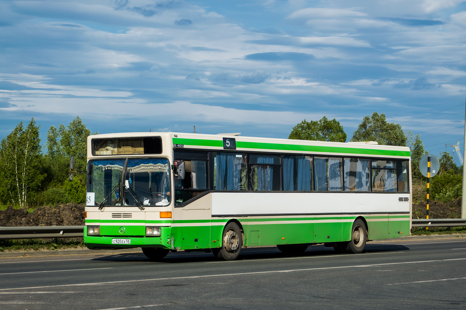 Пензенская область, Mercedes-Benz O405 № С 920 ЕХ 58