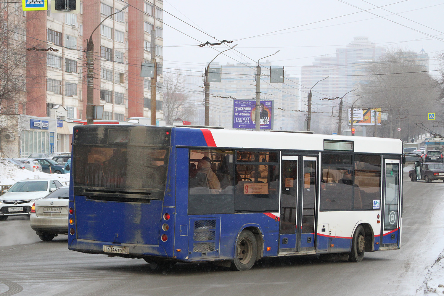 Кировская область, МАЗ-206.063 № В 144 ТО 43