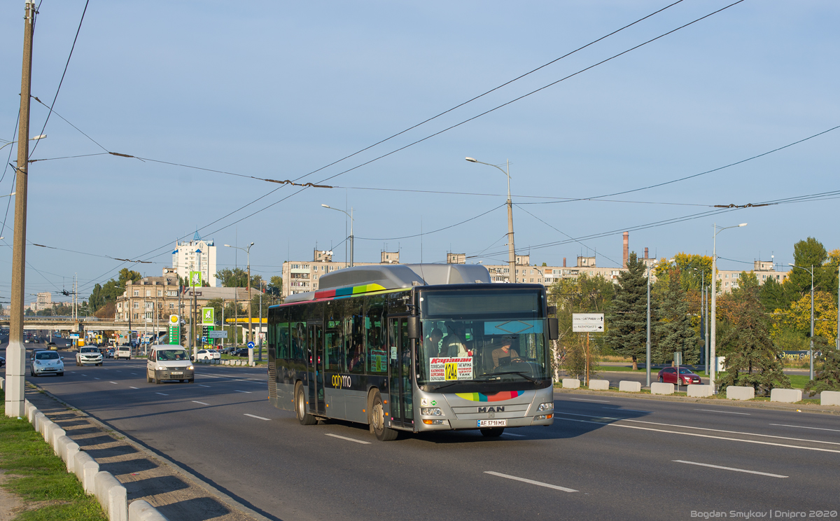 Днепропетровская область, MAN A21 Lion's City NL273 LPG № AE 3718 MX