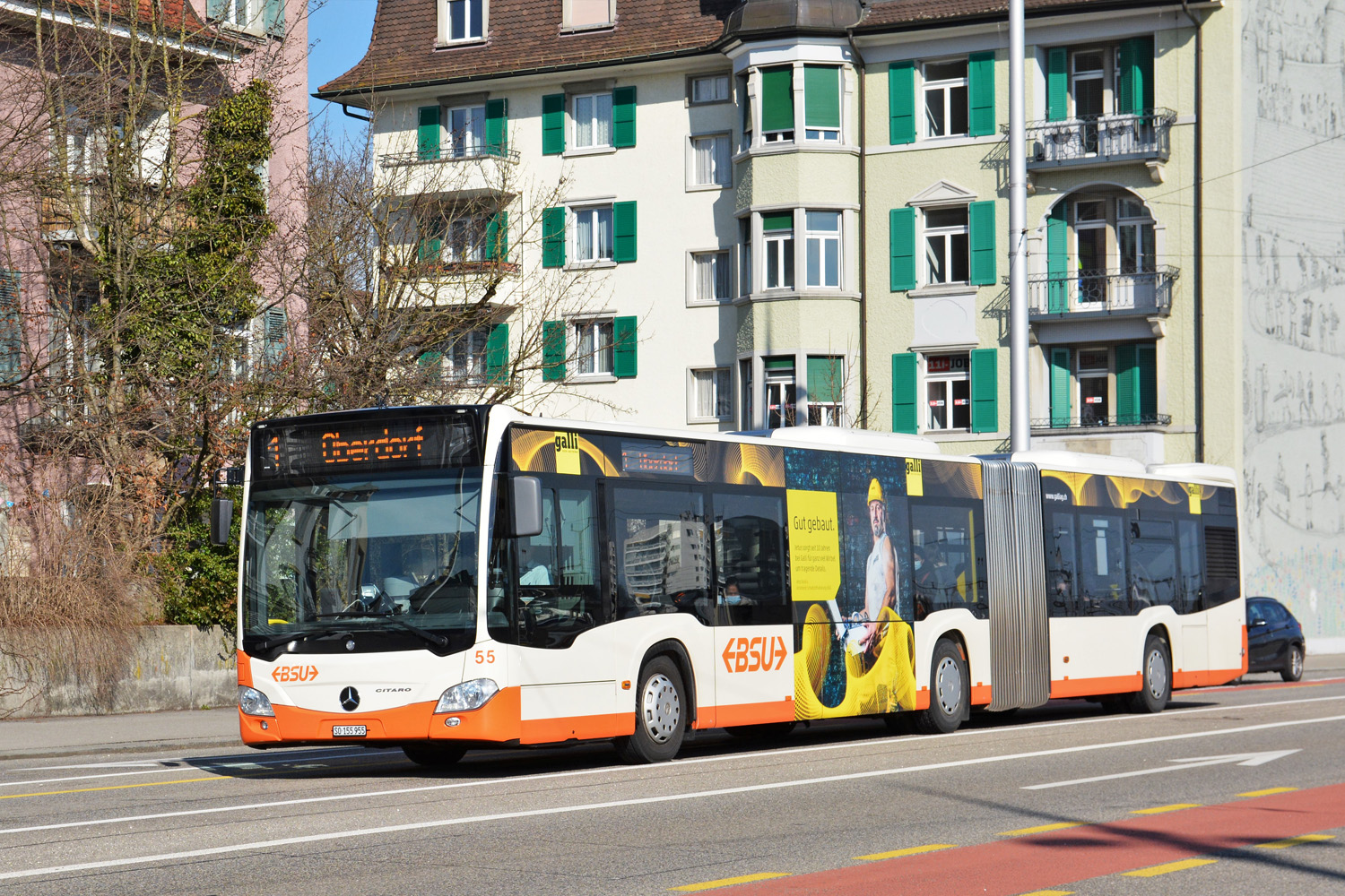 Швейцария, Mercedes-Benz Citaro C2 G № 55