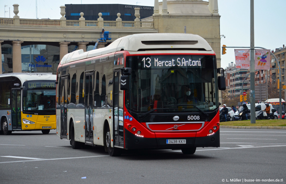 Испания, Volvo 7900 Hybrid № 5008