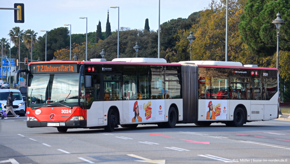 Испания, Mercedes-Benz O530G Citaro G № 3024