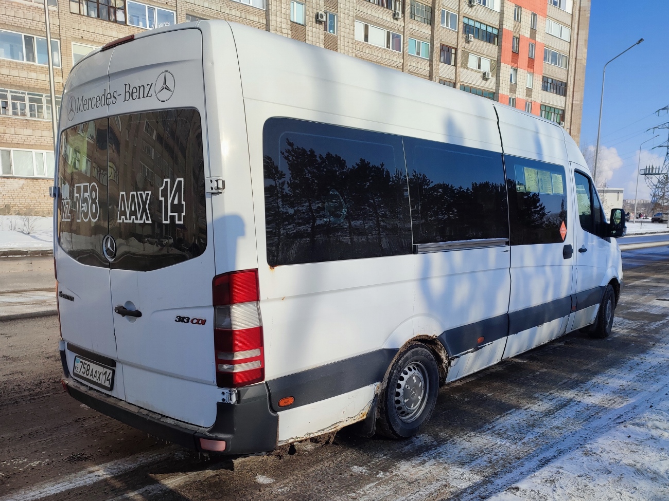 Павлодарская область, Mercedes-Benz Sprinter W906 313CDI № 758 AAX 14