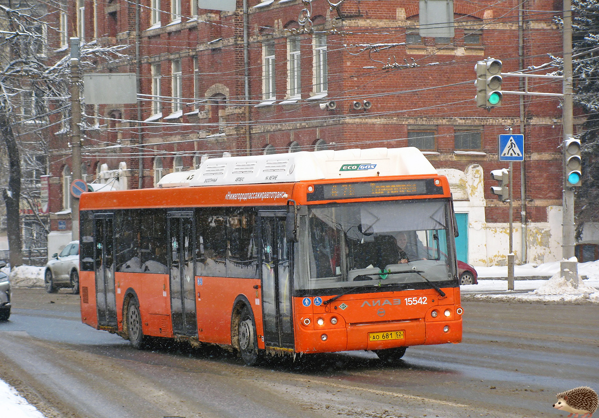 Нижегородская область, ЛиАЗ-5292.67 (CNG) № 15542