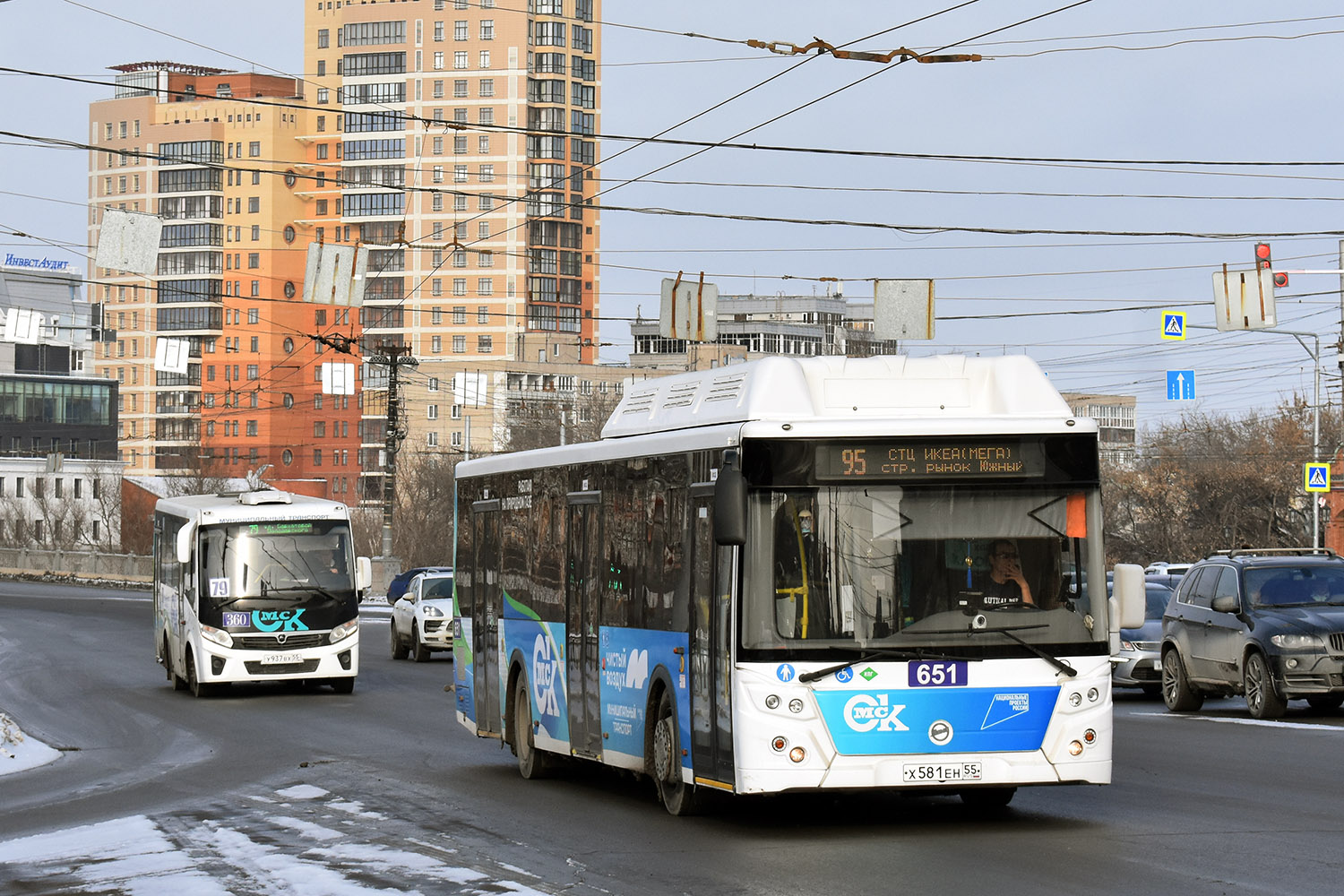 Omsk region, LiAZ-5292.67 (CNG) # 651