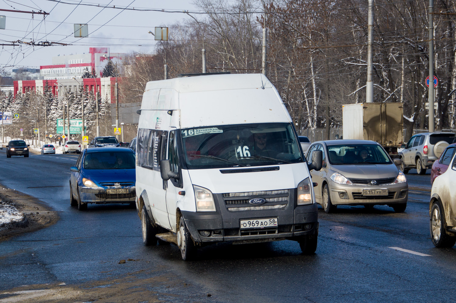 Пензенская область, Нижегородец-222709  (Ford Transit) № О 969 АО 58