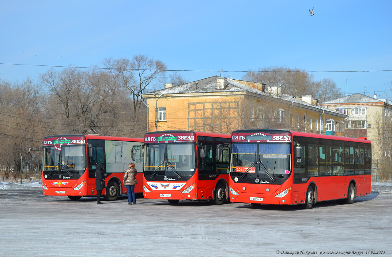 Хабаровский край, Zhong Tong LCK6105HGC Fashion № Н 332 НС 27; Хабаровский край — Разные фотографии