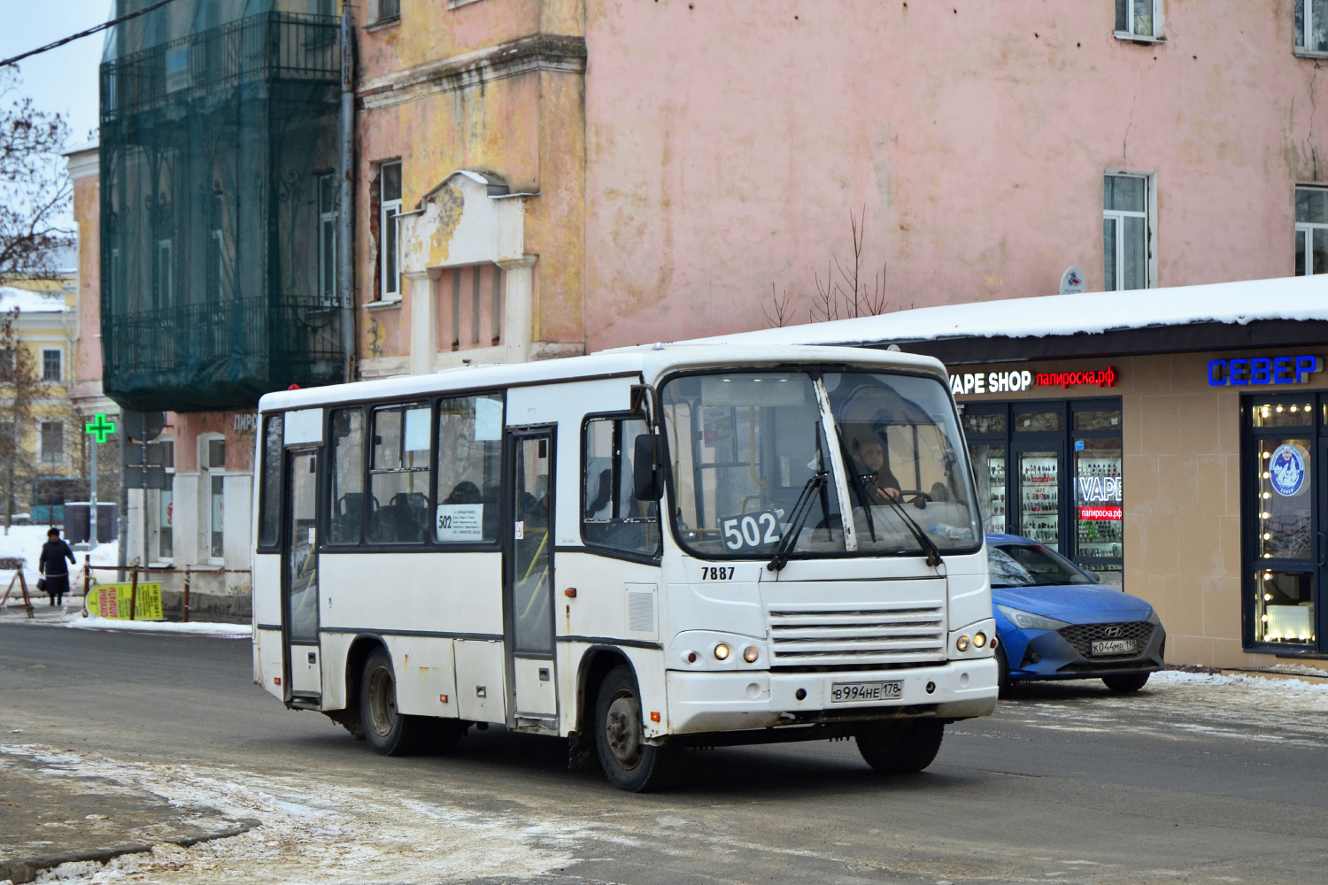 Санкт-Петербург, ПАЗ-320402-05 № 7887