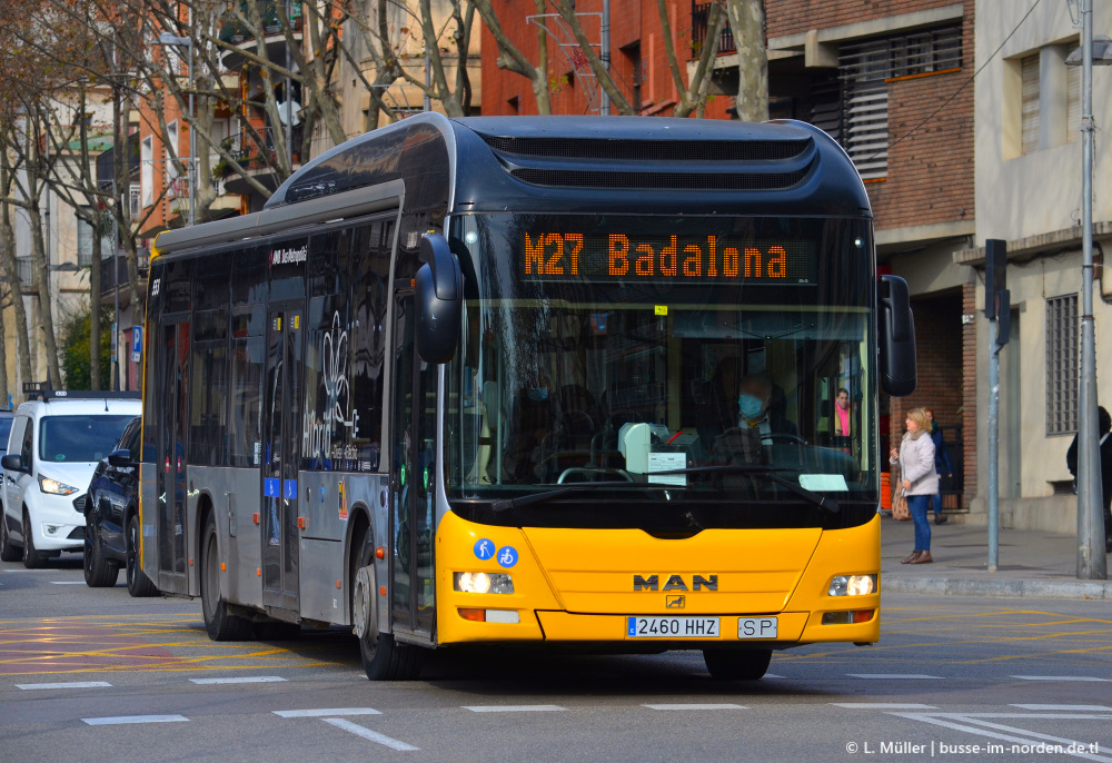 Испания, MAN A37 Lion's City Hybrid NL253 № 553