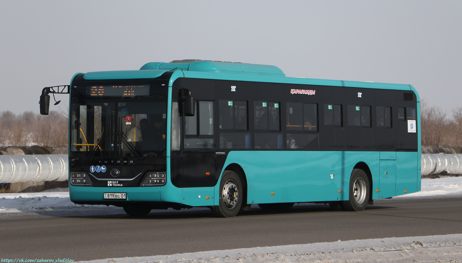 Карагандинская область, Yutong ZK6116HG (QazTehna) № 819 BG 01