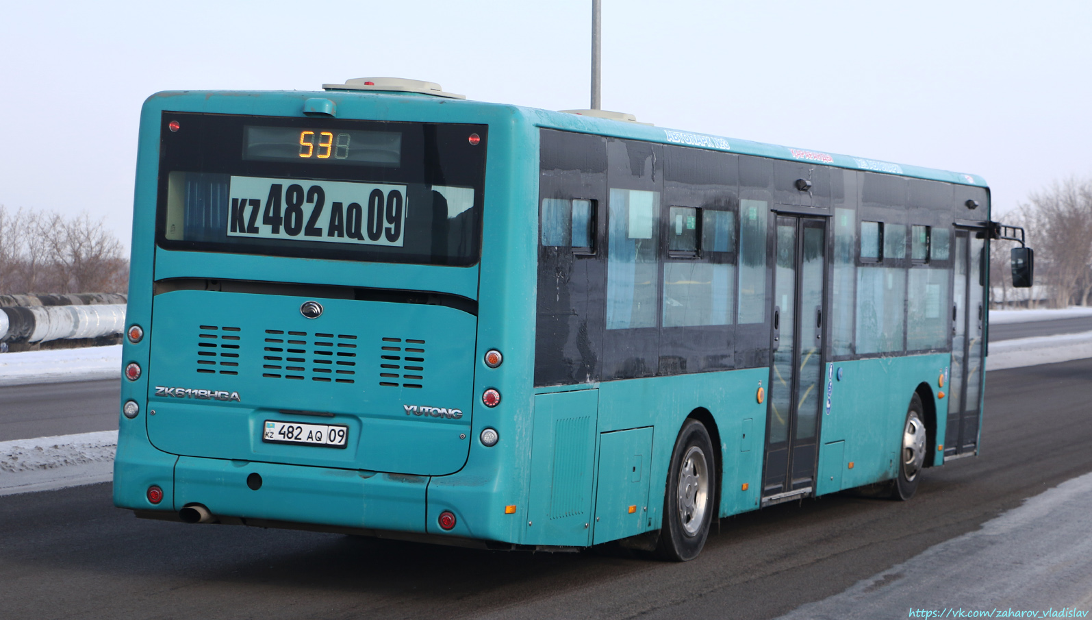 Карагандинская область, Yutong ZK6118HGA (QazTehna) № 482 AQ 09