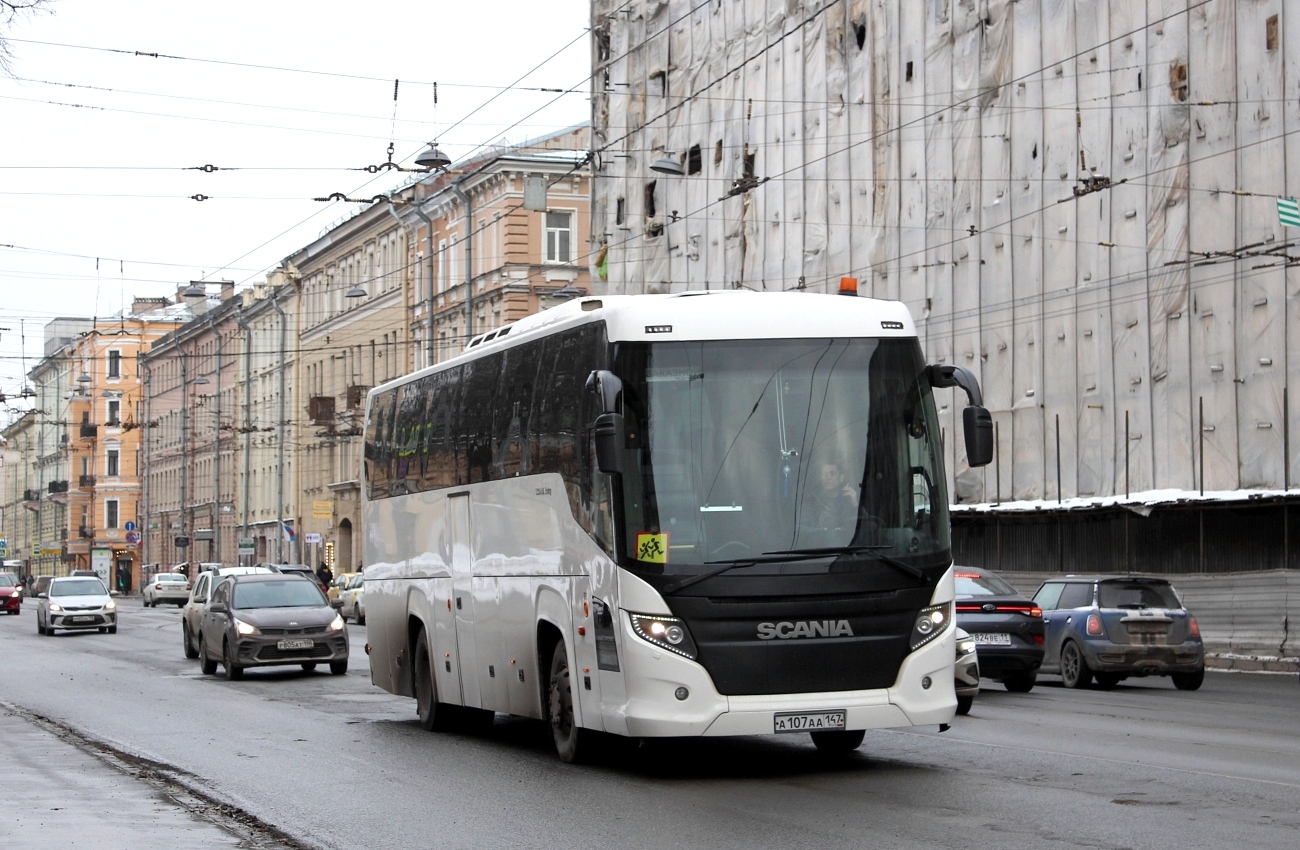 Санкт-Петербург, Scania Touring HD 12.0 № А 107 АА 147