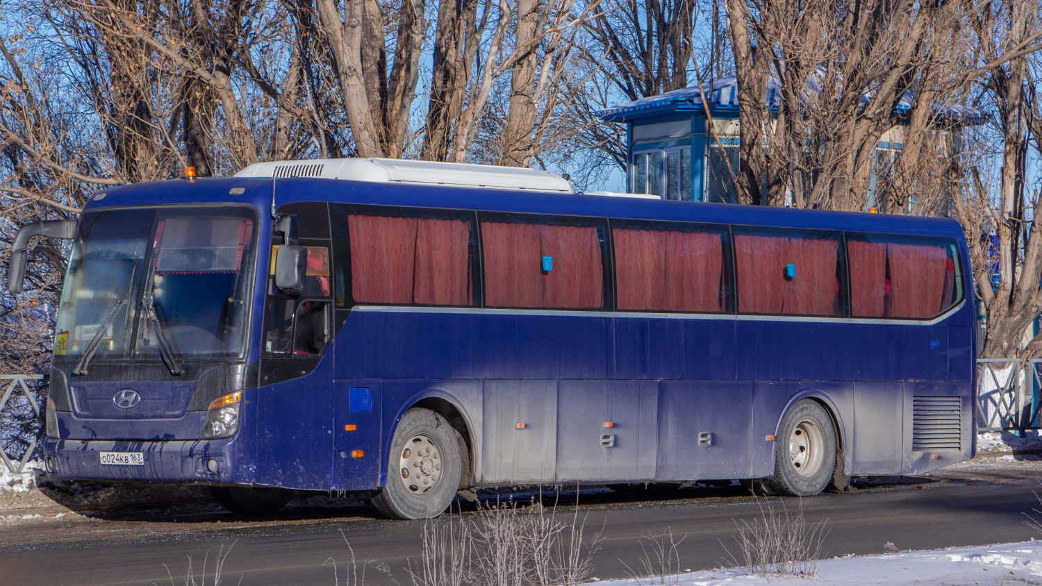 Самарская область, Hyundai Universe Space Luxury № О 024 КВ 163 Самарская область, Hyundai Universe Space Luxury № О 024 КВ 163