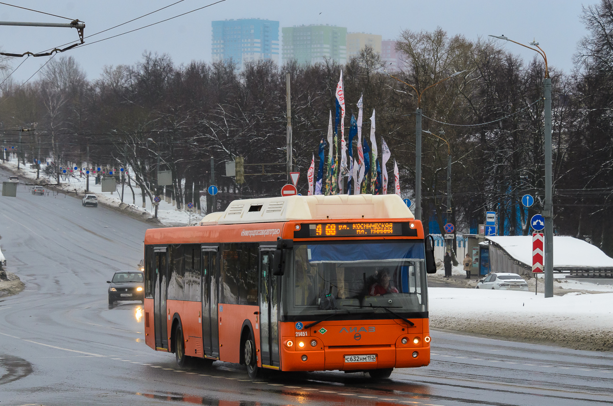 Нижегородская область, ЛиАЗ-5292.67 (CNG) № 21451