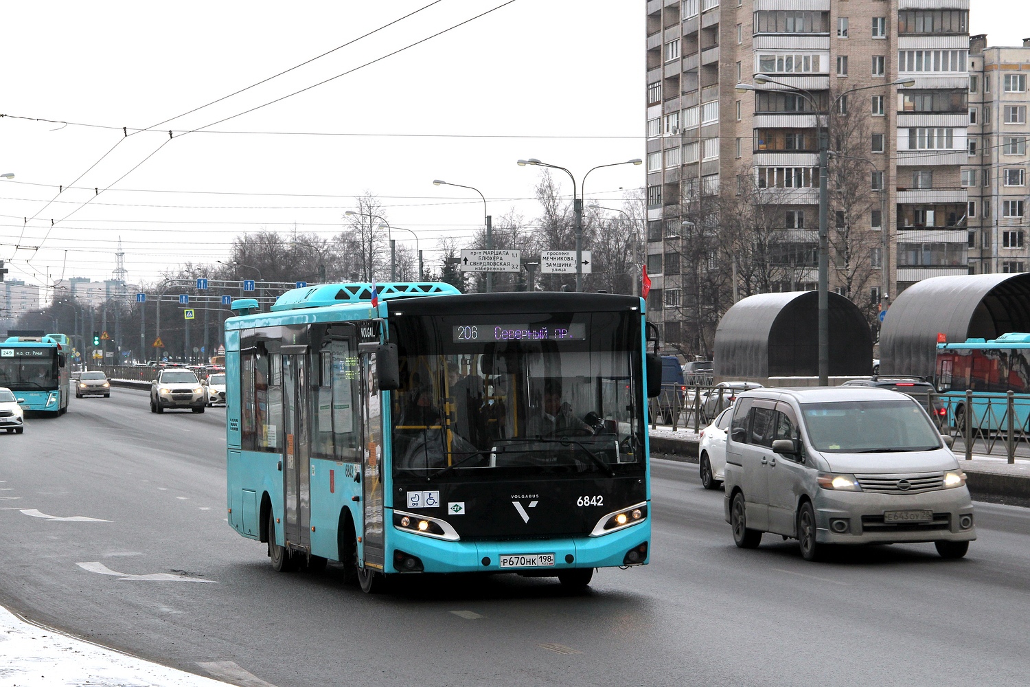 Санкт-Петербург, Volgabus-4298.G4 (LNG) № 6842