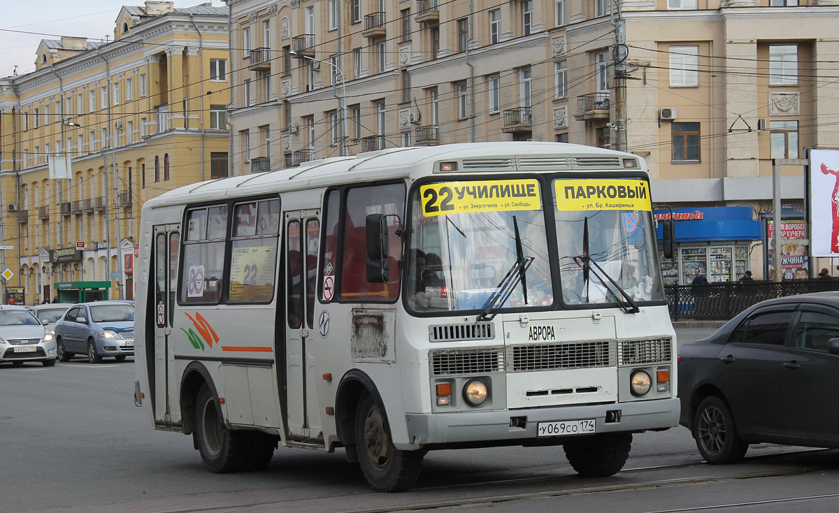 Челябинская область, ПАЗ-32054 № У 069 СО 174