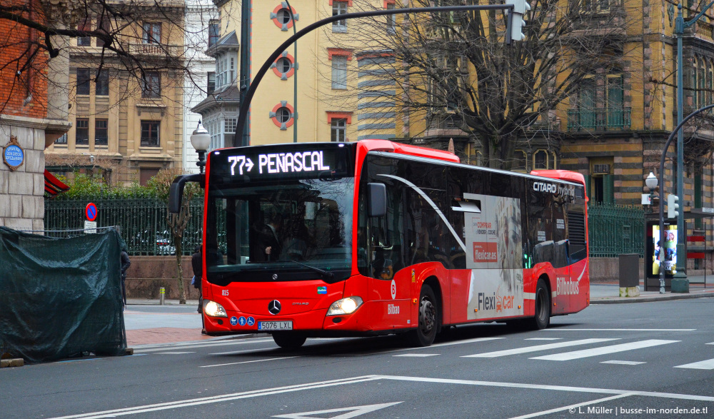 Испания, Mercedes-Benz Citaro C2 hybrid № 815