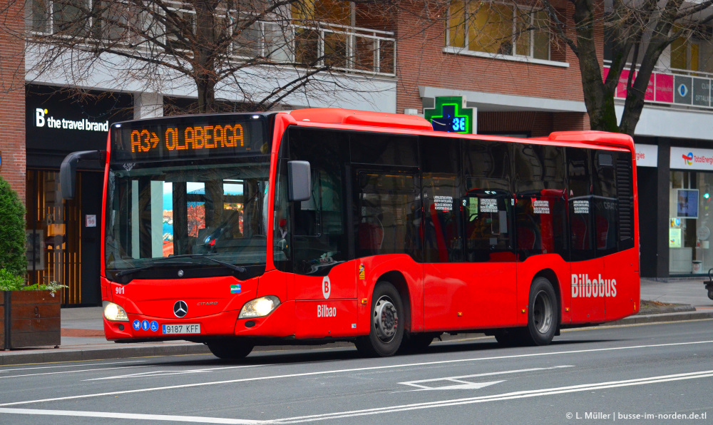 Испания, Mercedes-Benz Citaro C2 K № 901