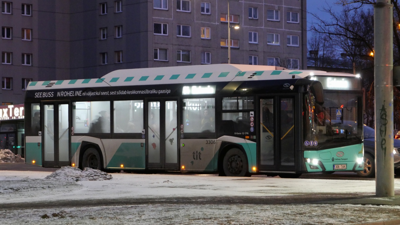 Эстония, Solaris Urbino IV 12 CNG № 3306