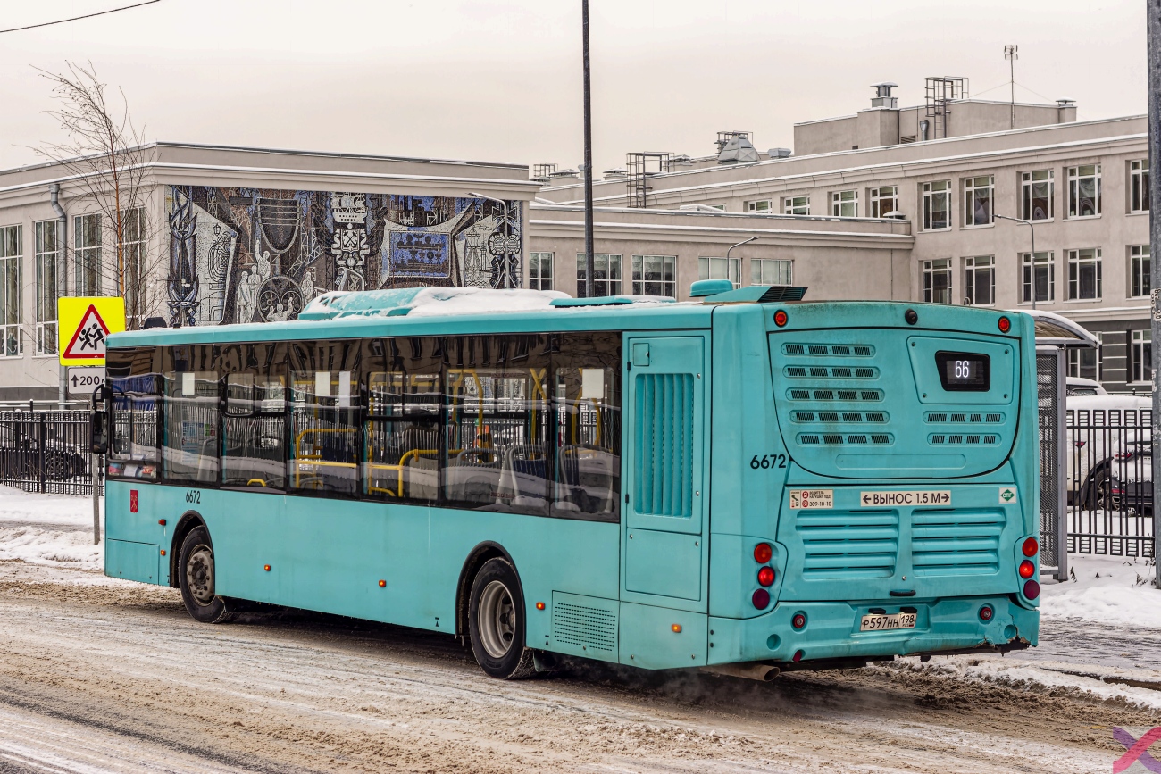 Санкт-Петербург, Volgabus-5270.G4 (LNG) № 6672