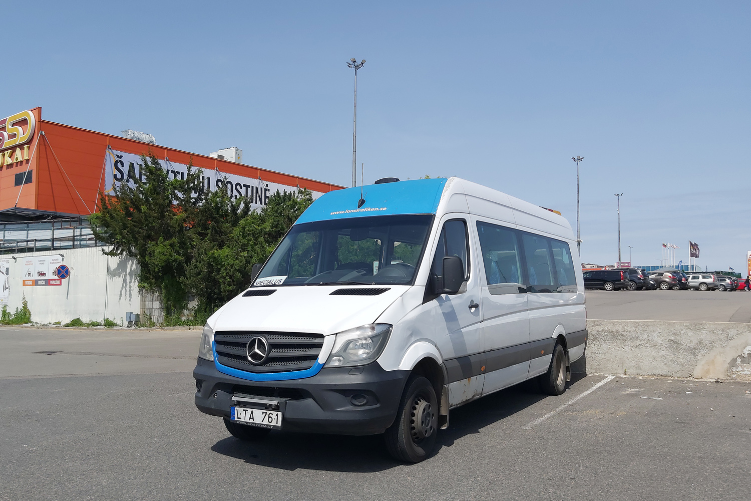 Литва, Mercedes-Benz Sprinter W906 513CDI № LTA 761