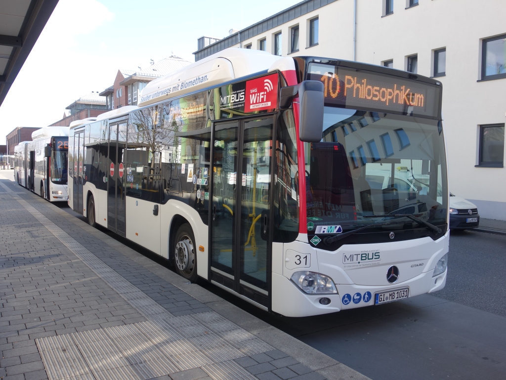 Гессен, Mercedes-Benz Citaro C2 NGT hybrid № 31