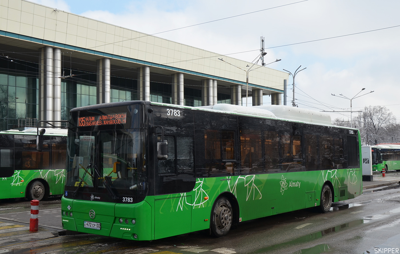 Алматы, Golden Dragon XML6125CN (Hyundai Trans Auto) № 3783 Алматы, Golden Dragon XML6125CN (Hyundai Trans Auto) № 3783