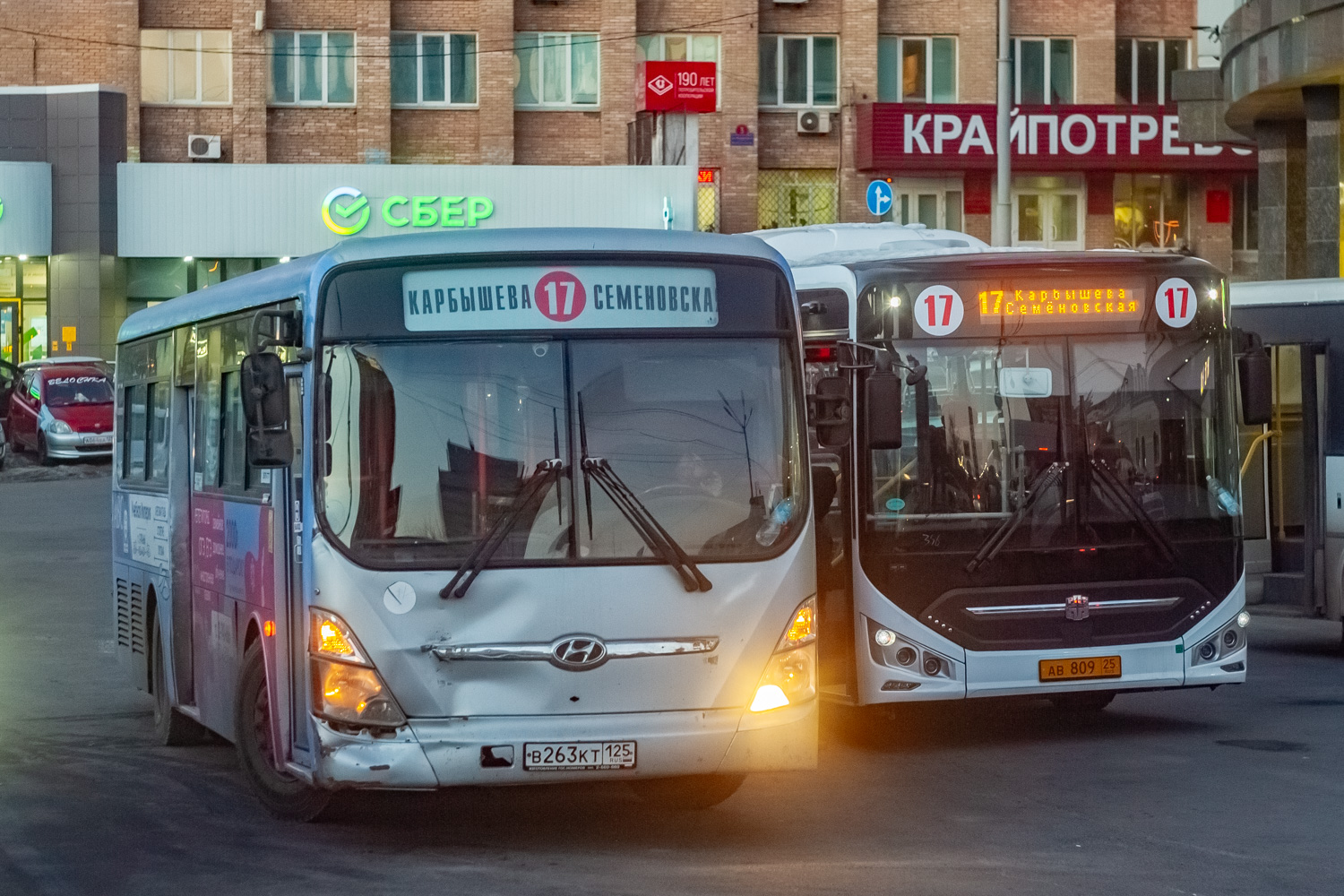 Приморский край, Hyundai New Super AeroCity 1F/L № В 263 КТ 125