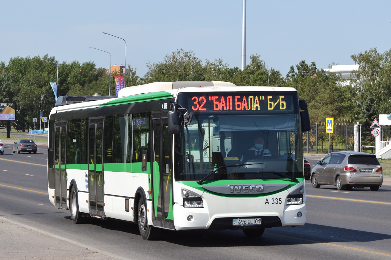 Астана, IVECO Urbanway 12M (СарыаркаАвтоПром) № A335