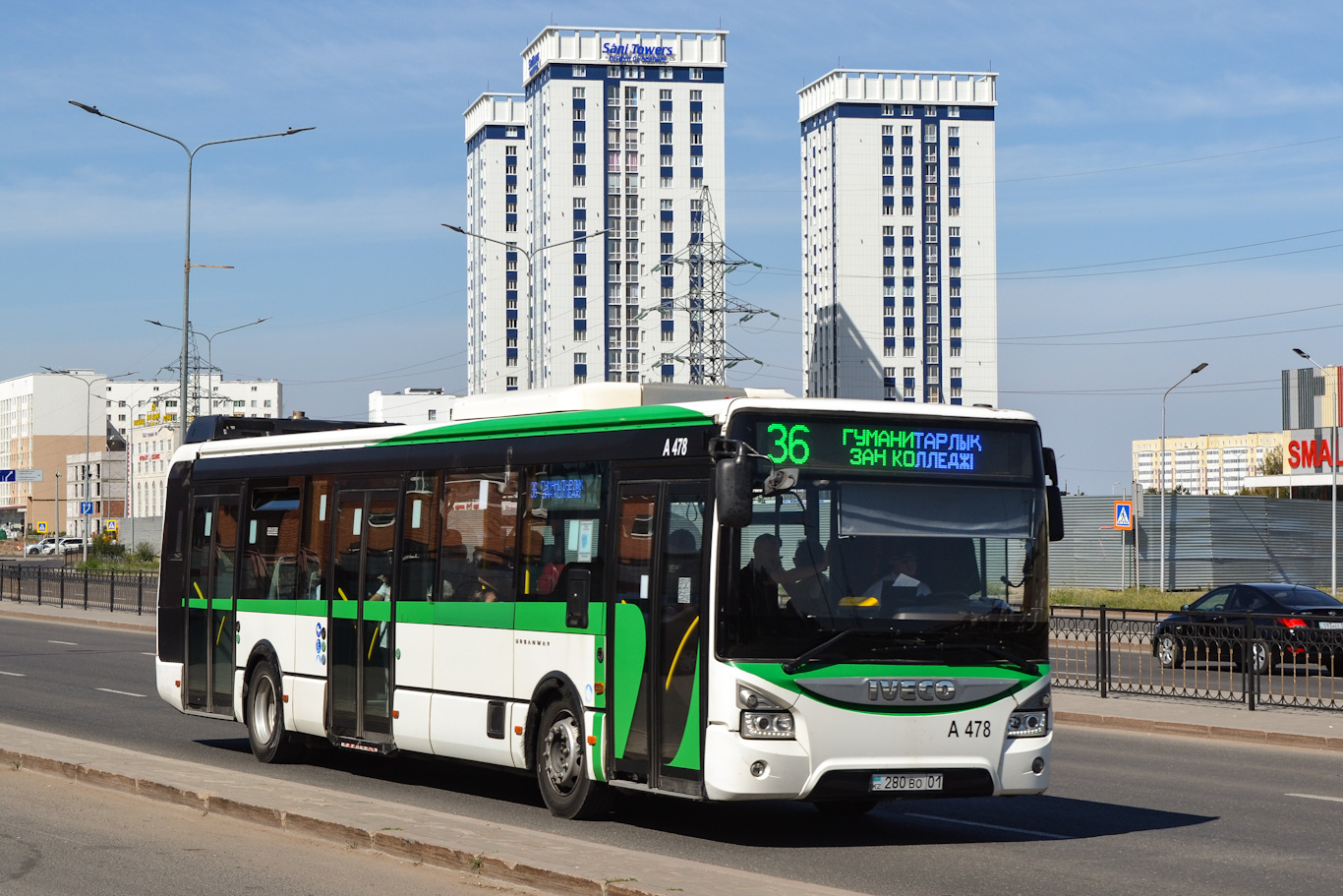 Астана, IVECO Urbanway 12M (СарыаркаАвтоПром) № A478