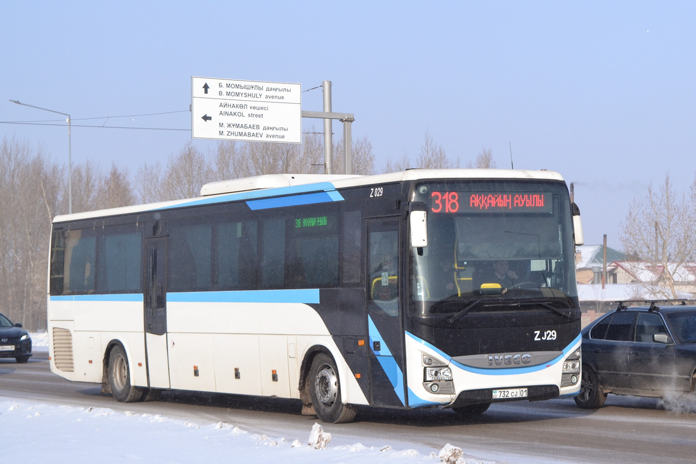 Астана, IVECO Crossway LINE 13M (СарыаркаАвтоПром) № Z029