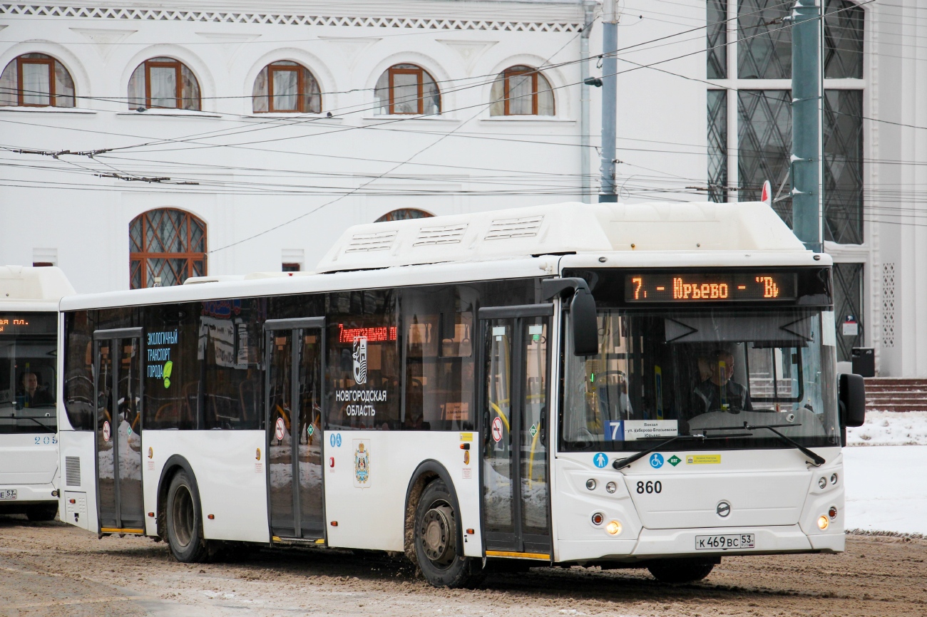 Новгородская область, ЛиАЗ-5292.67 (CNG) № 860