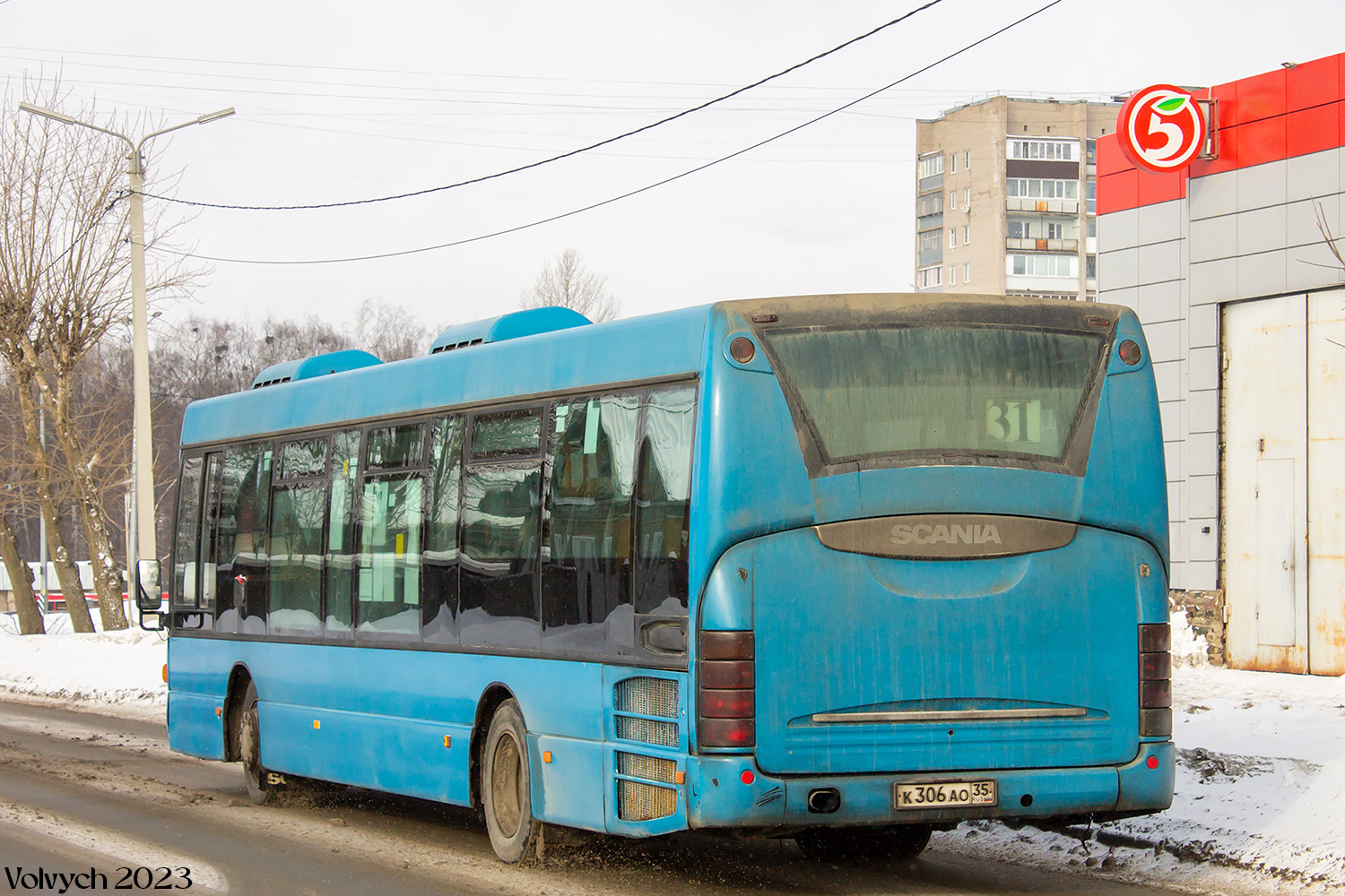 Vologda region, Scania OmniLink I Nr. К 306 АО 35