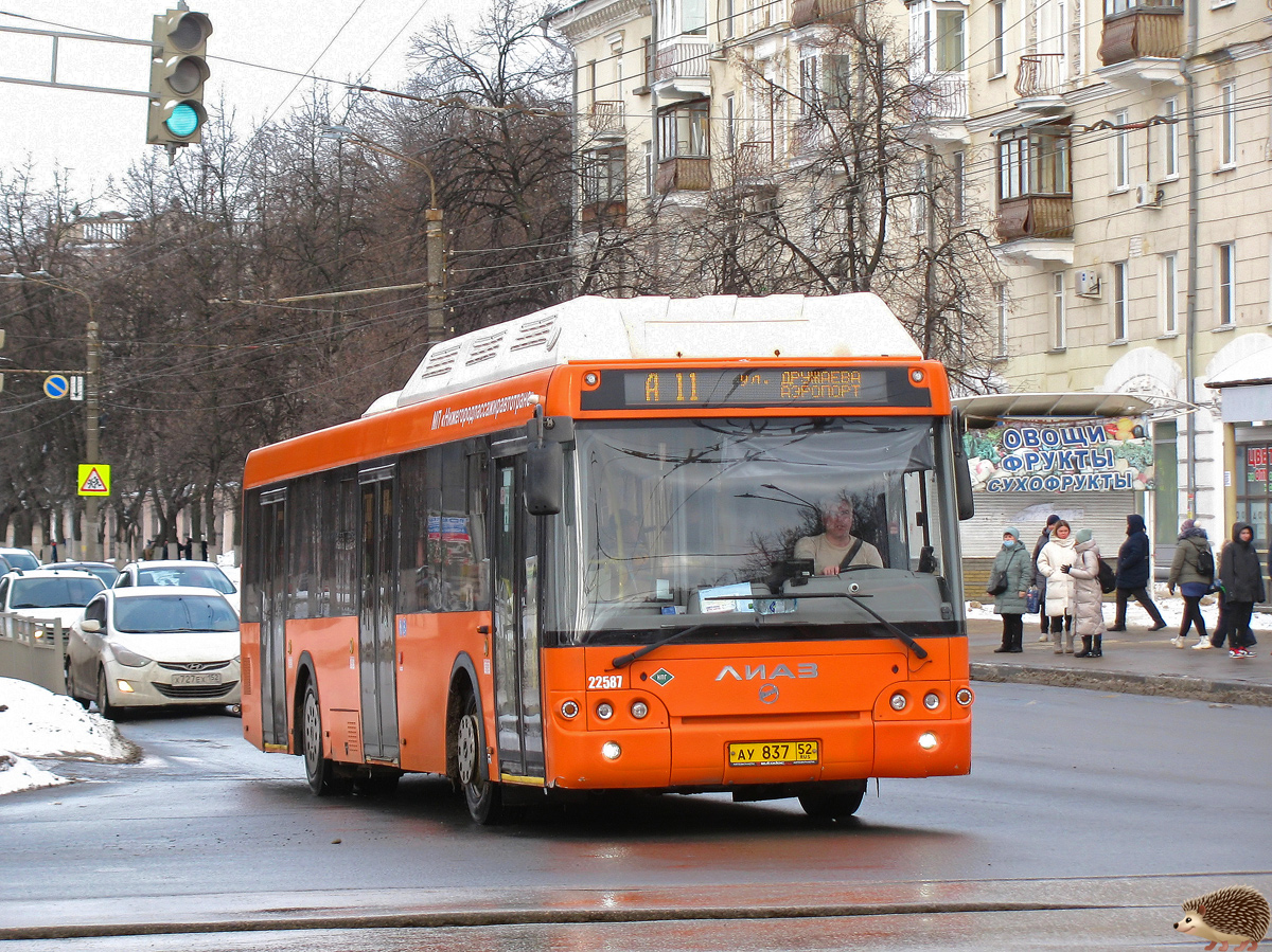 Нижегородская область, ЛиАЗ-5292.67 (CNG) № 21587