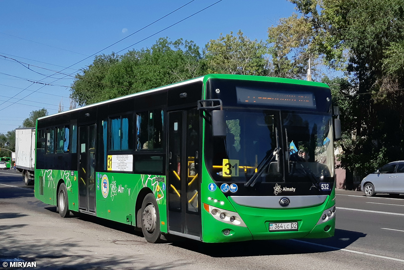 Алматы, Yutong ZK6118HGA № 532