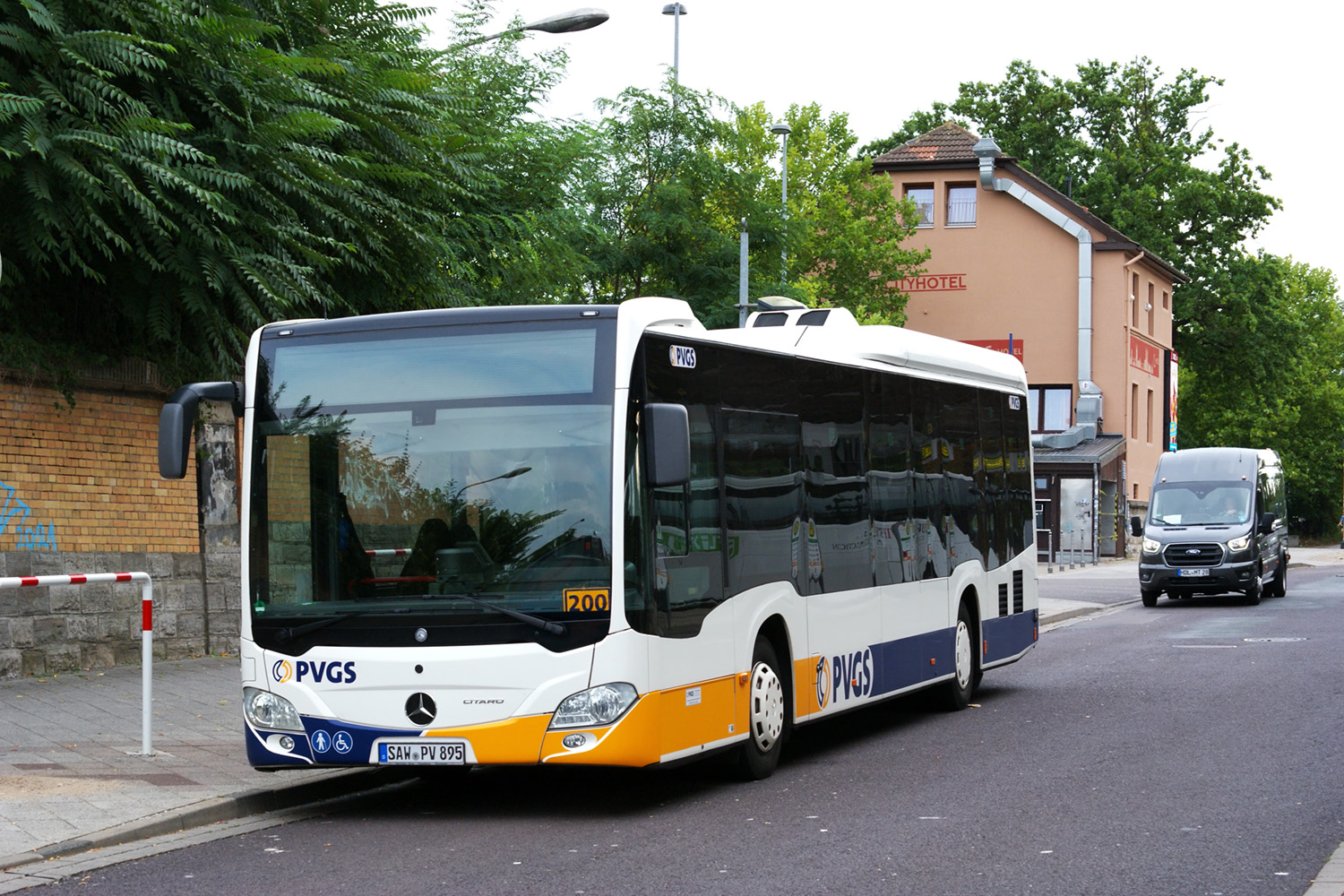 Саксония-Анхальт, Mercedes-Benz Citaro C2 LE Ü № SAW-PV 895
