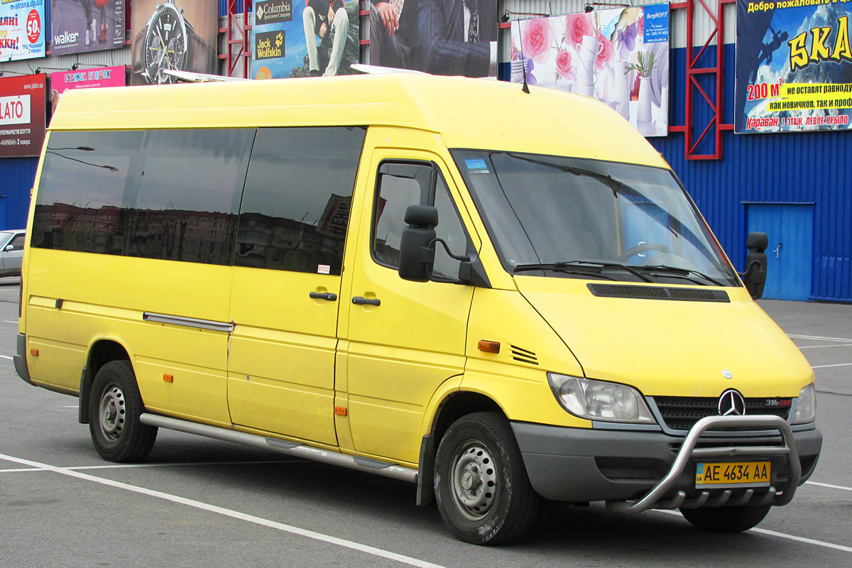 Днепропетровская область, Mercedes-Benz Sprinter W903 316CDI № AE 4634 AA