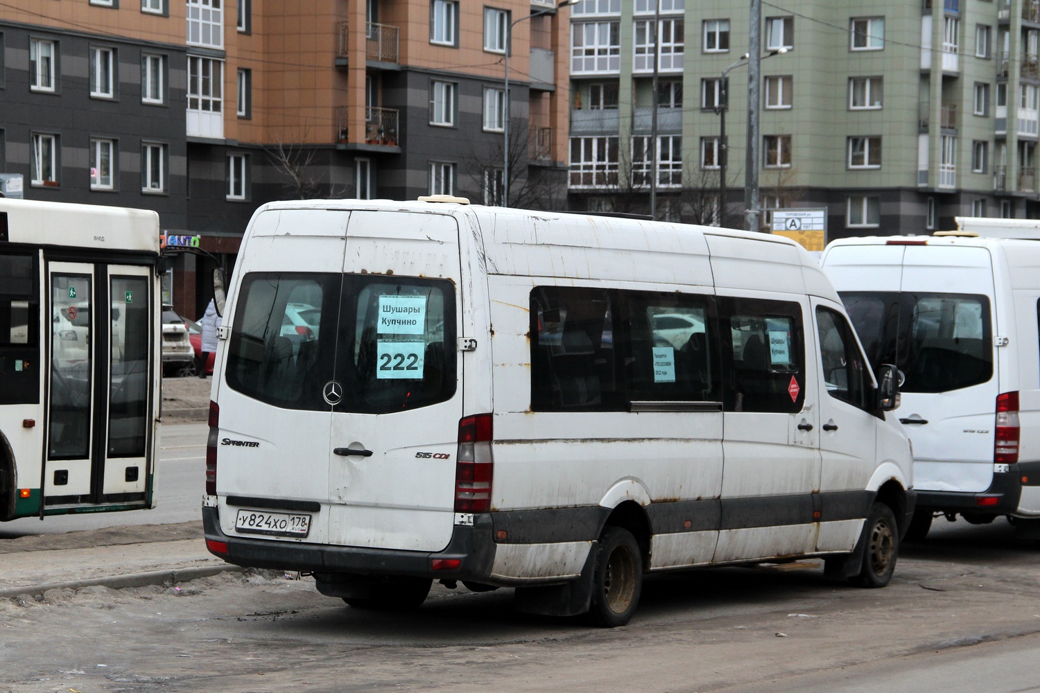 Санкт-Петербург, Луидор-22360C (MB Sprinter) № У 824 ХО 178