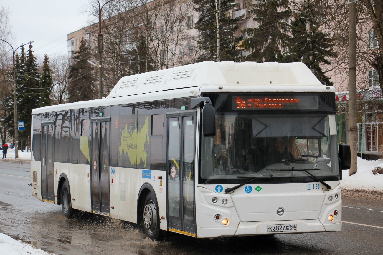 Новгородская область, ЛиАЗ-5292.67 (CNG) № 219