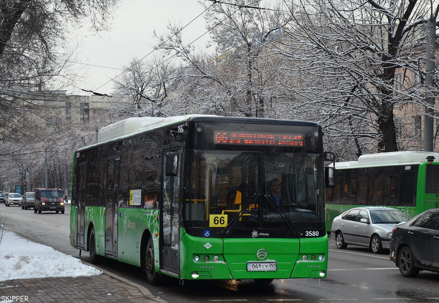 Алматы, Golden Dragon XML6125CN (Hyundai Trans Auto) № 3580