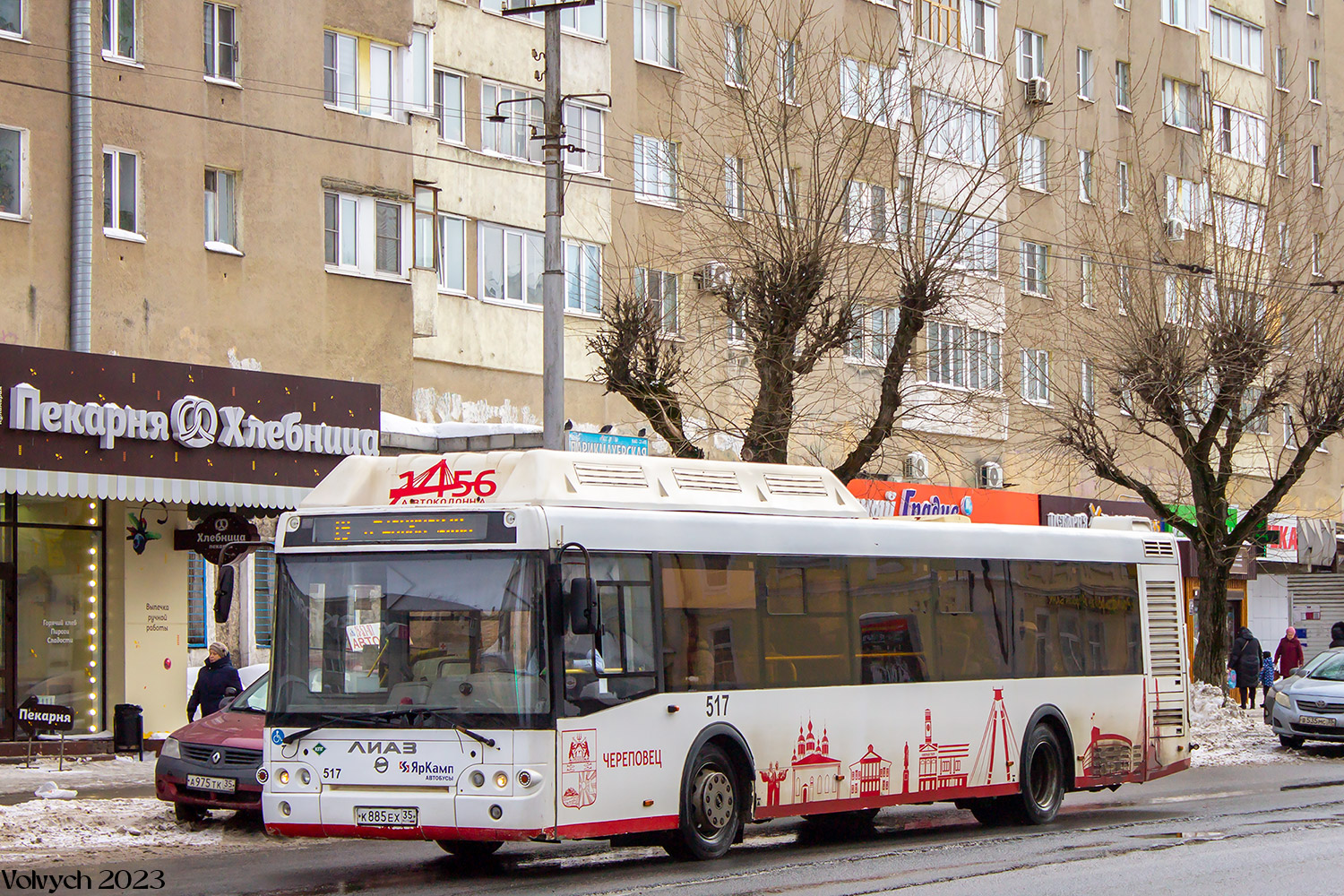 Вологодская область, ЛиАЗ-5292.67 (CNG) № 0517