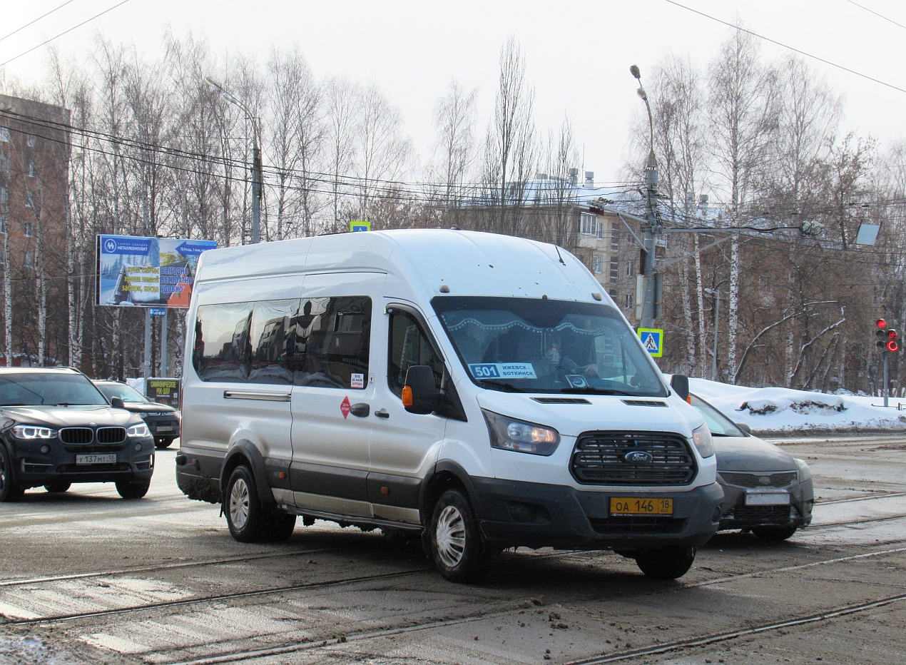 Удмуртия, Ford Transit FBD [RUS] (Z6F.ESG.) № ОА 146 18