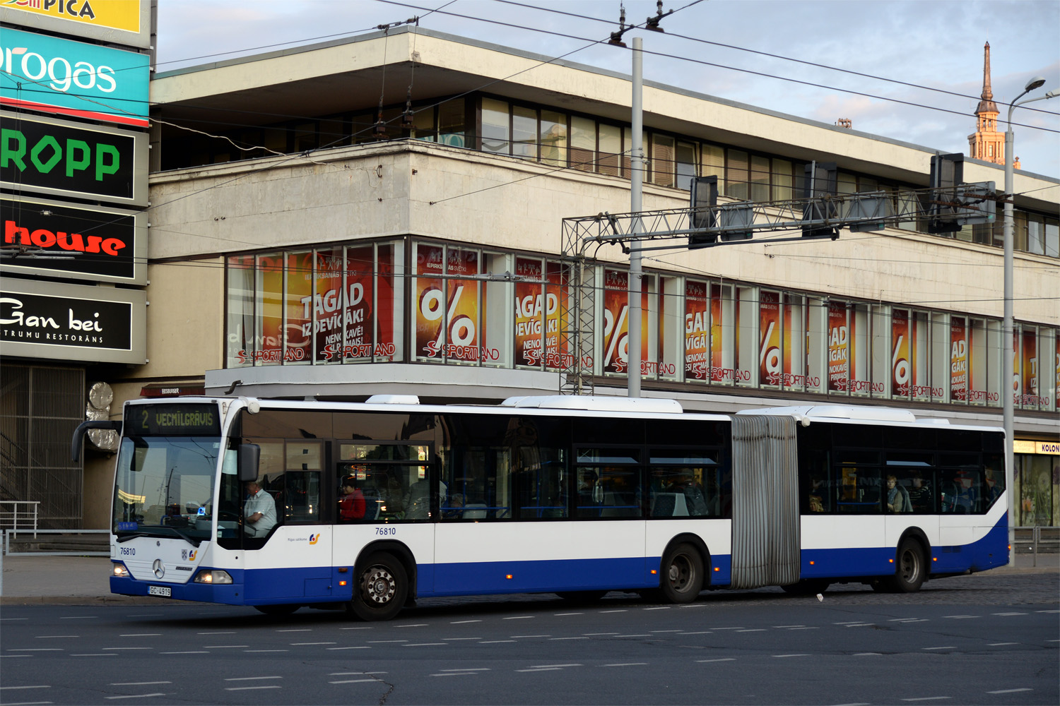 Латвия, Mercedes-Benz O530G Citaro G № 76810