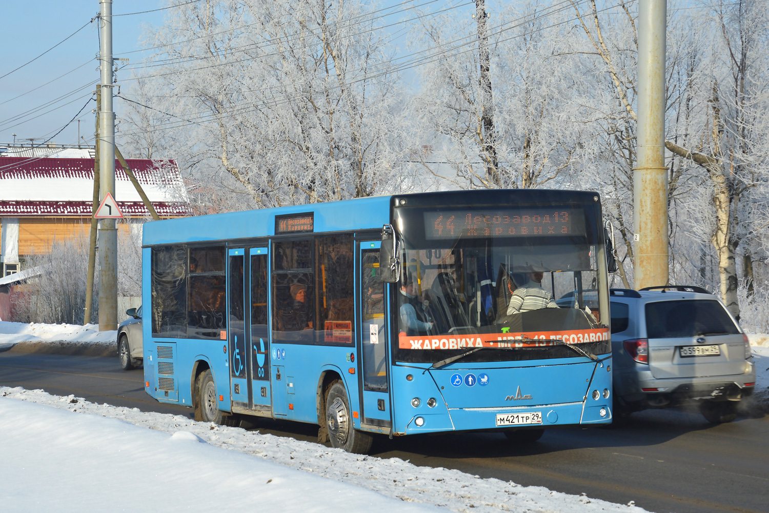 Архангельская область, МАЗ-206.086 № М 421 ТР 29