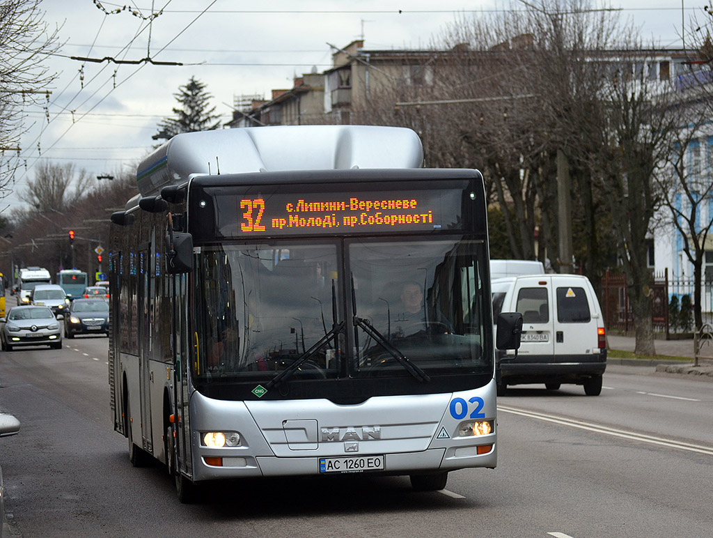 Волынская область, MAN A21 Lion's City NL313 CNG № 02